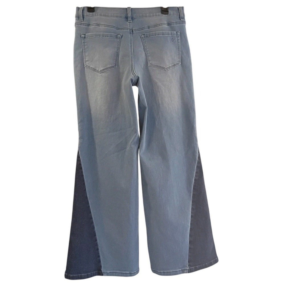DG2 Diane Gilman Stretchy Jeans Size 10P Two Tone Color High Rise EUC‎ - Picture 2 of 11